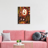 秘密の庭の超リアルアートの花絵画の位置 キャンバスプリント (インサイチュ (リビング))