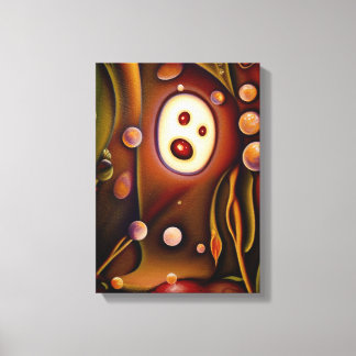 秘密の庭の超リアルアートの花絵画の位置 キャンバスプリント