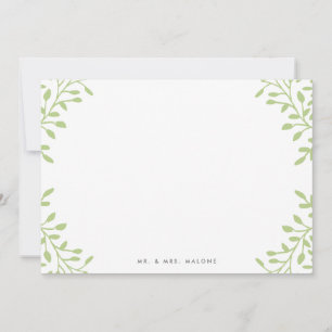 秘密の庭園の結婚式文房具 – Apple ノートカード