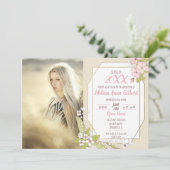 秘密の庭園卒業パーティーの写真 招待状 (スタンド正面)