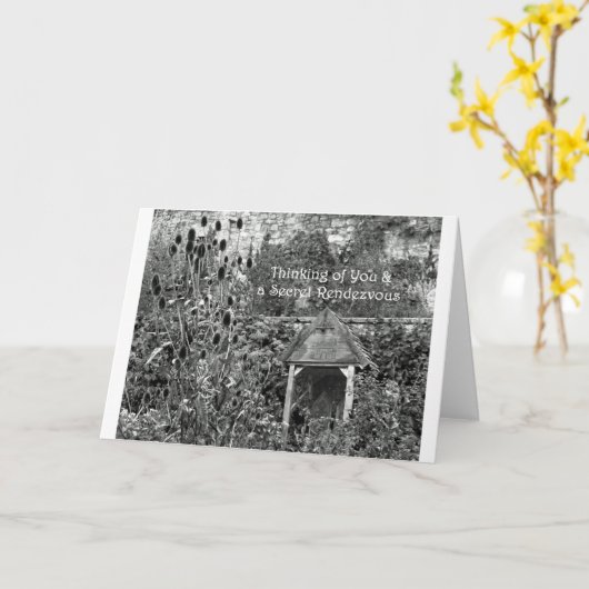 秘密の庭園 カード (黄色い花)