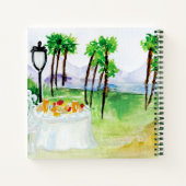 秘密の庭園 水彩画家のガーデナーズジャーナル ノートブック (裏面)