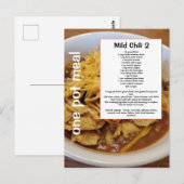 秘密の成分とミルフチリレシピポストカード ポストカード (正面/裏面)