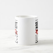 「秘密の成分はいつも愛である コーヒーマグカップ (中央)