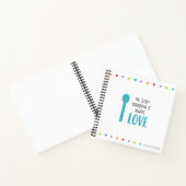 秘密の成分は常に愛 – レシピ ノートブック (内部)