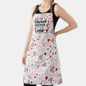 秘密の成分は愛のすべてのプリントエプロン エプロン (インサイチュ)