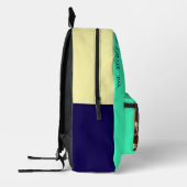 秘密の成分… プリントバックパック (左)