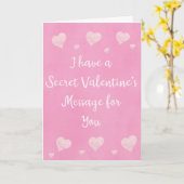 秘密の提案メッセージバレンタインカード カード (黄色い花)