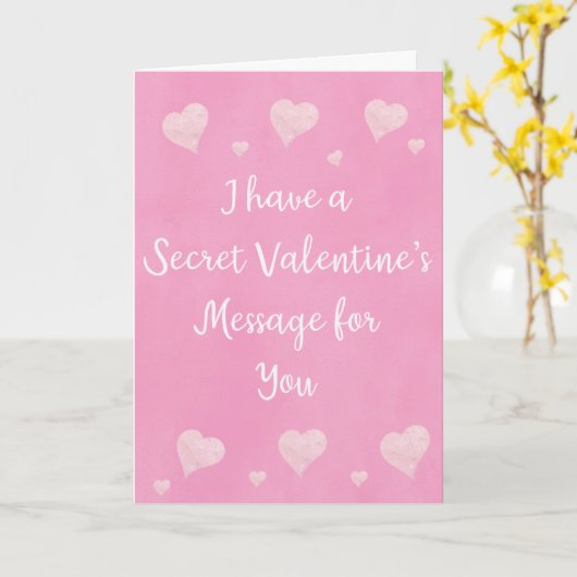 秘密の提案メッセージバレンタインカード カード (黄色い花)