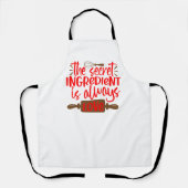 秘密の材料は常に愛 エプロン (正面)