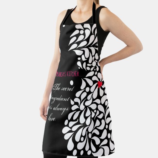 秘密の材料は愛パーソナライズされただ  エプロン (インサイチュ)