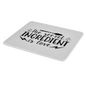 秘密の材料は愛 カッティングボード (角)