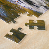 秘密の滝ノースカロライナ。クリスマスグリーティング ジグソーパズル (側面)