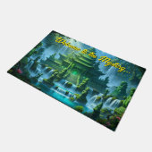 秘密の翡翠の玉座の神殿城 ドアマット (アングル)