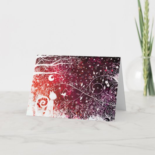 秘密の親友-挨拶状 カード (正面)