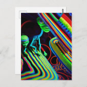 秘密の誕生日パーティー ケン・ゲージ 超現実主義 ポストカード (正面/裏面)