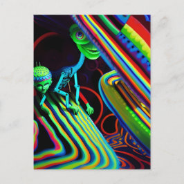 秘密の誕生日パーティーKen Gage Surrealism ポストカード