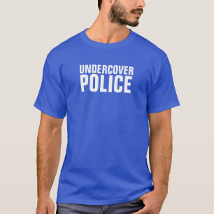 秘密の警察のおもしろTシャツ Tシャツ
