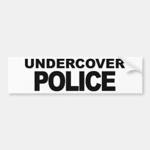 秘密の警察 バンパーステッカー