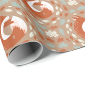 秘密の隠れ家 – かわいいキツネ ラッピングペーパー (ロールコーナー)