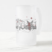 秘密の霜の降りたなマグ!!! フロストグラスビールジョッキ (正面右)