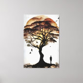 秘密の静か木 キャンバスプリント (正面)