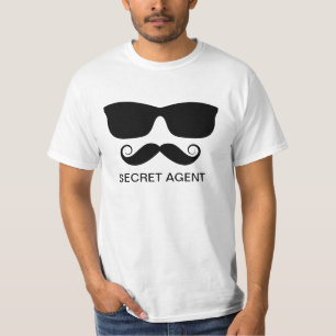 秘密のAgemtの変装のTシャツ Tシャツ