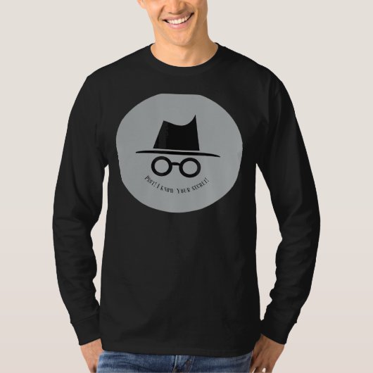 秘密のIncognitoモードを知っている製品 Tシャツ (正面)