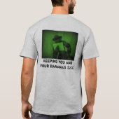 秘密のNinjamonkey操作 Tシャツ (裏面)