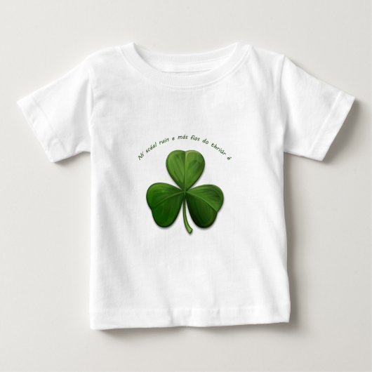 秘密は3人には知られない。古アイルランドの格言 ベビーTシャツ (正面)