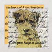 秘密を保持てる？ 招待状 (正面/裏面)