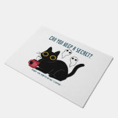 「秘密を保教えてくれないか、俺の船室には霊魂が宿っている ドアマット (アングル)