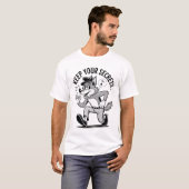 秘密を守る狼 Tシャツ (正面フル)