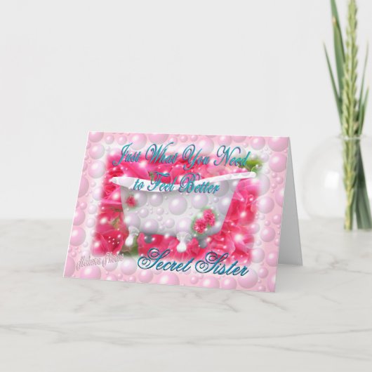 秘密を必要とする何姉妹カスタマイズ カード (正面)