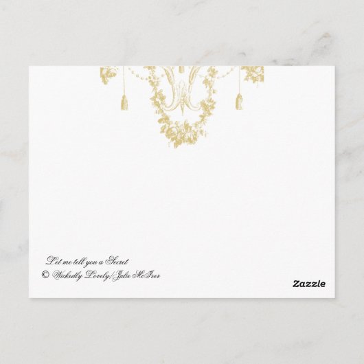 秘密を教えてあげよう ポストカード (裏面)