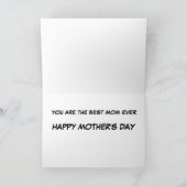 秘密を知りたい – マザーズデイカード カード (内部)