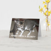 秘密を知りたい – マザーズデイカード カード (黄色い花)