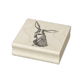 秘密を間抜け告げるウサギヴィンテージスタンプ ラバースタンプ (スタンプ)
