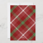 秘密サンタギフト交換クリスマスパーティー シーズンカード (裏面)