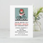 秘密サンタギフト交換クリスマスパーティー 招待状 (スタンド正面)