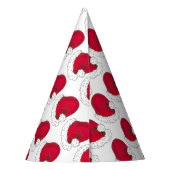 秘密サンタクロース父クリスマスレッドハット パーティーハット (裏面)