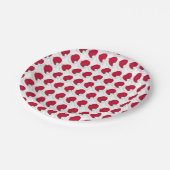 秘密サンタクロース父クリスマスレッドハット ペーパープレート (アングル)