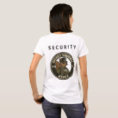 秘密リス軍（警備） Tシャツ (裏面フル)