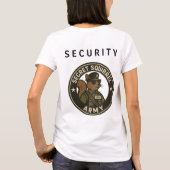 秘密リス軍（警備） Tシャツ (裏面)