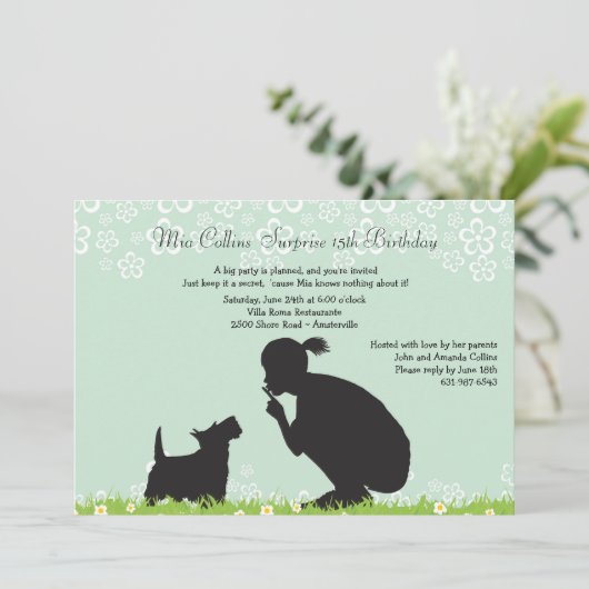 秘密保招待状 招待状 (スタンド正面)