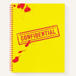 秘密印血（ばちゃばちゃ）跳ねる誌 ノートブック