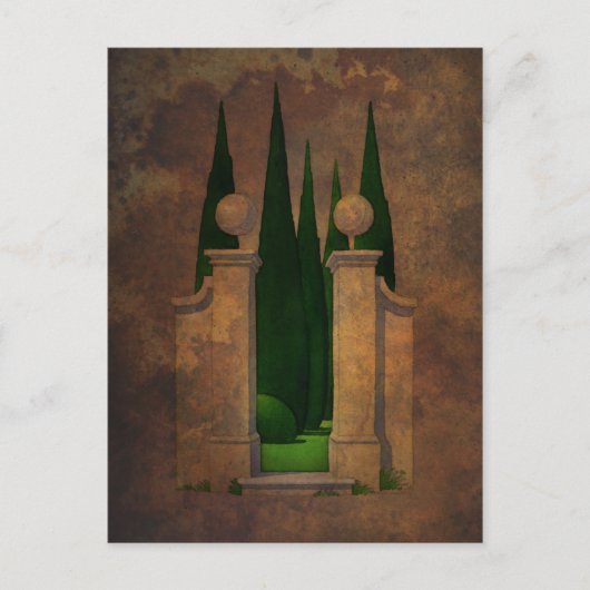 秘密庭の芸術 ポストカード (正面)