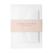 秘密庭園の結婚式 招待状ベリーバンド (正面例)