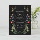 秘密庭園の結婚式 招待状 (スタンド正面)