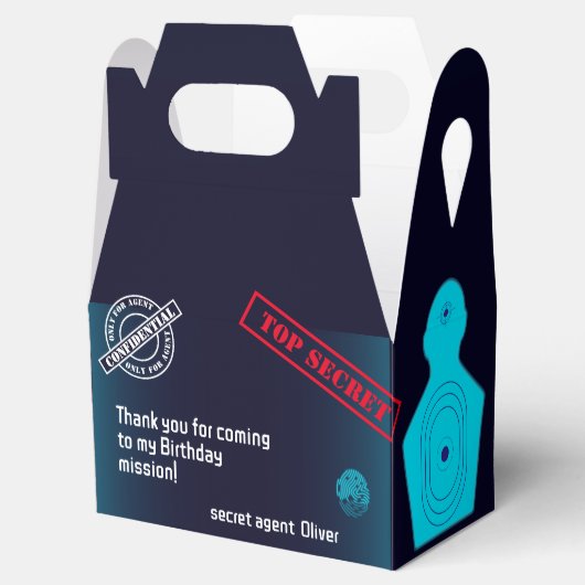 秘密捜査官スパイ神秘パーティー フェイバーボックス (オープン)